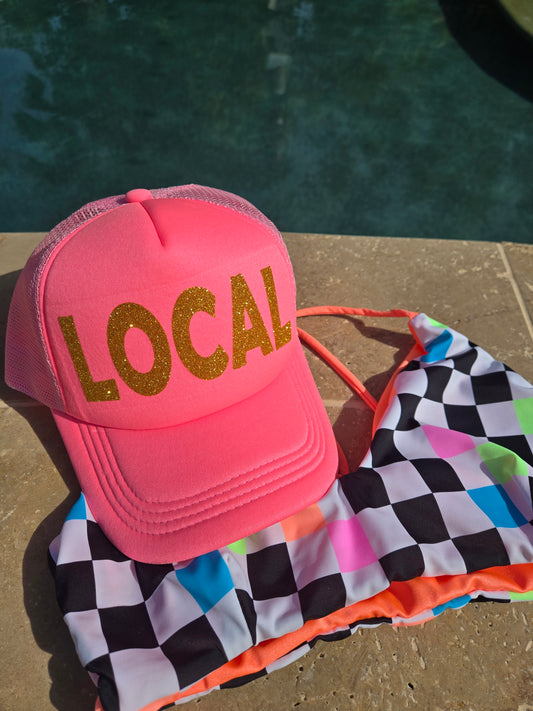 Local Glitter Trucker Hat
