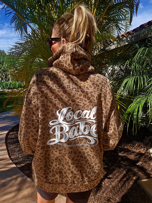 Rooted, Wild, Unapologetic Cheetah Hoodie