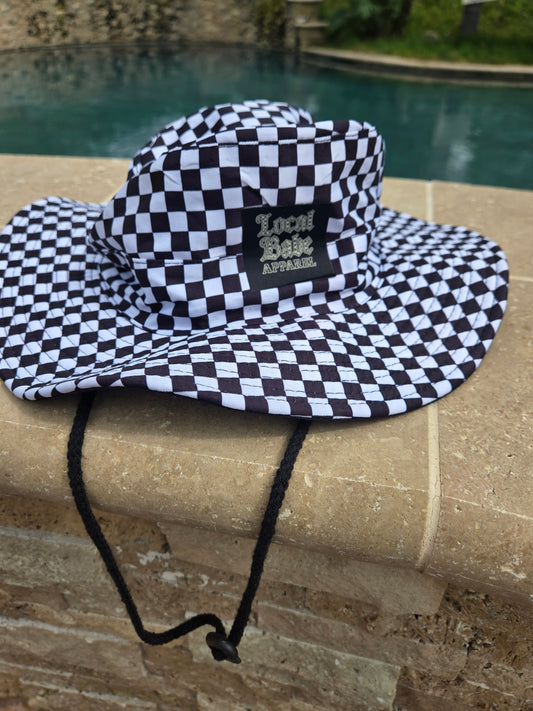Checker Floppy Boat Hat
