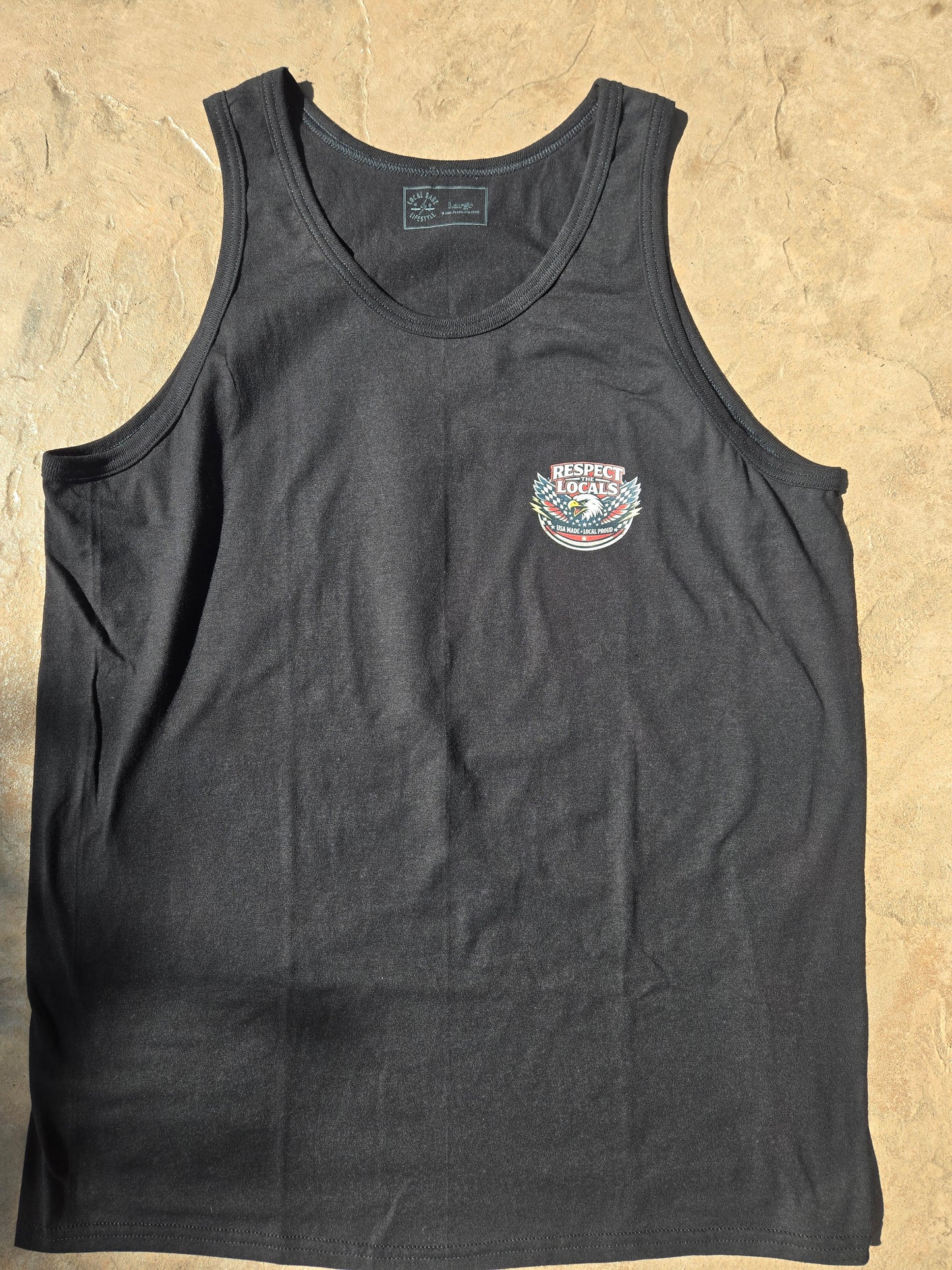 Respect The Locals Men's Muscle Tank