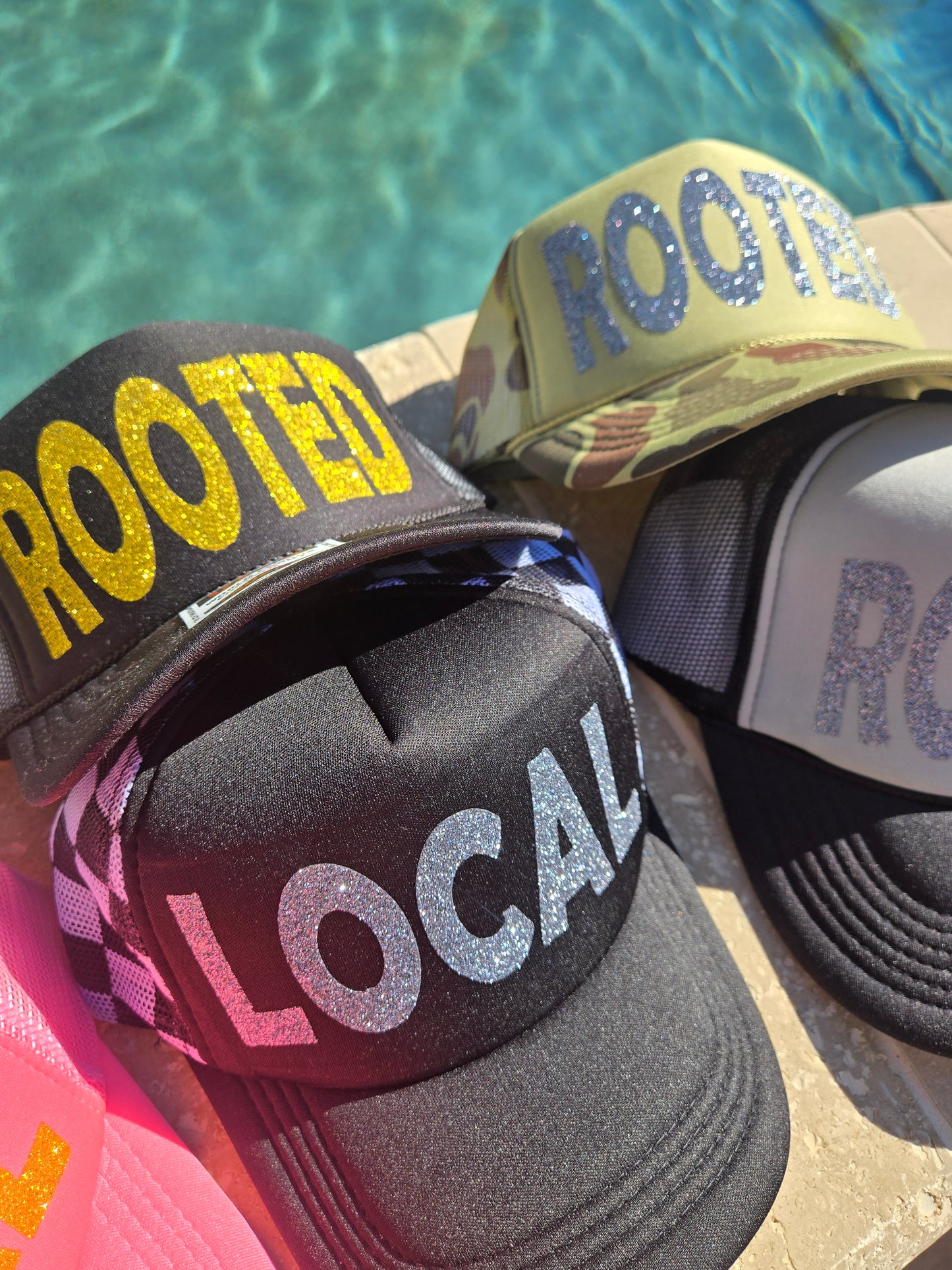 Rooted Gold Trucker Hat,