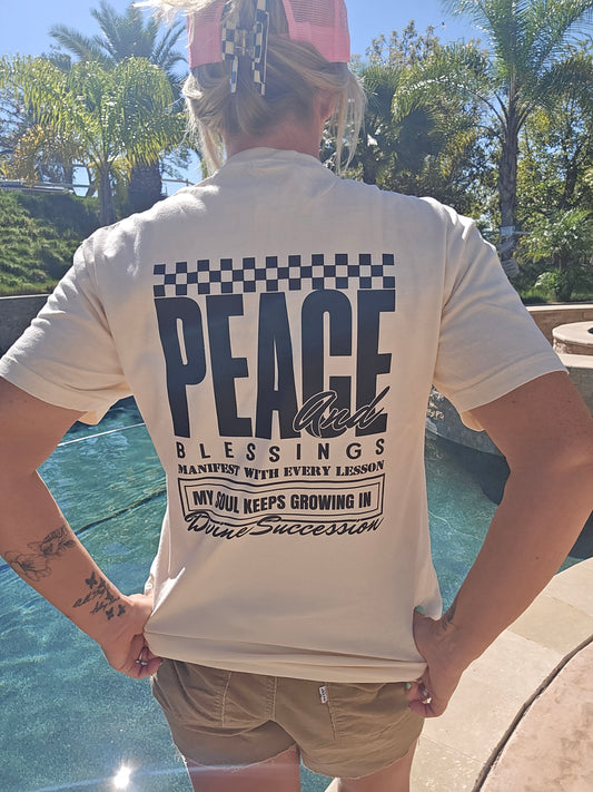 Peace & Blessings Pocket Tee