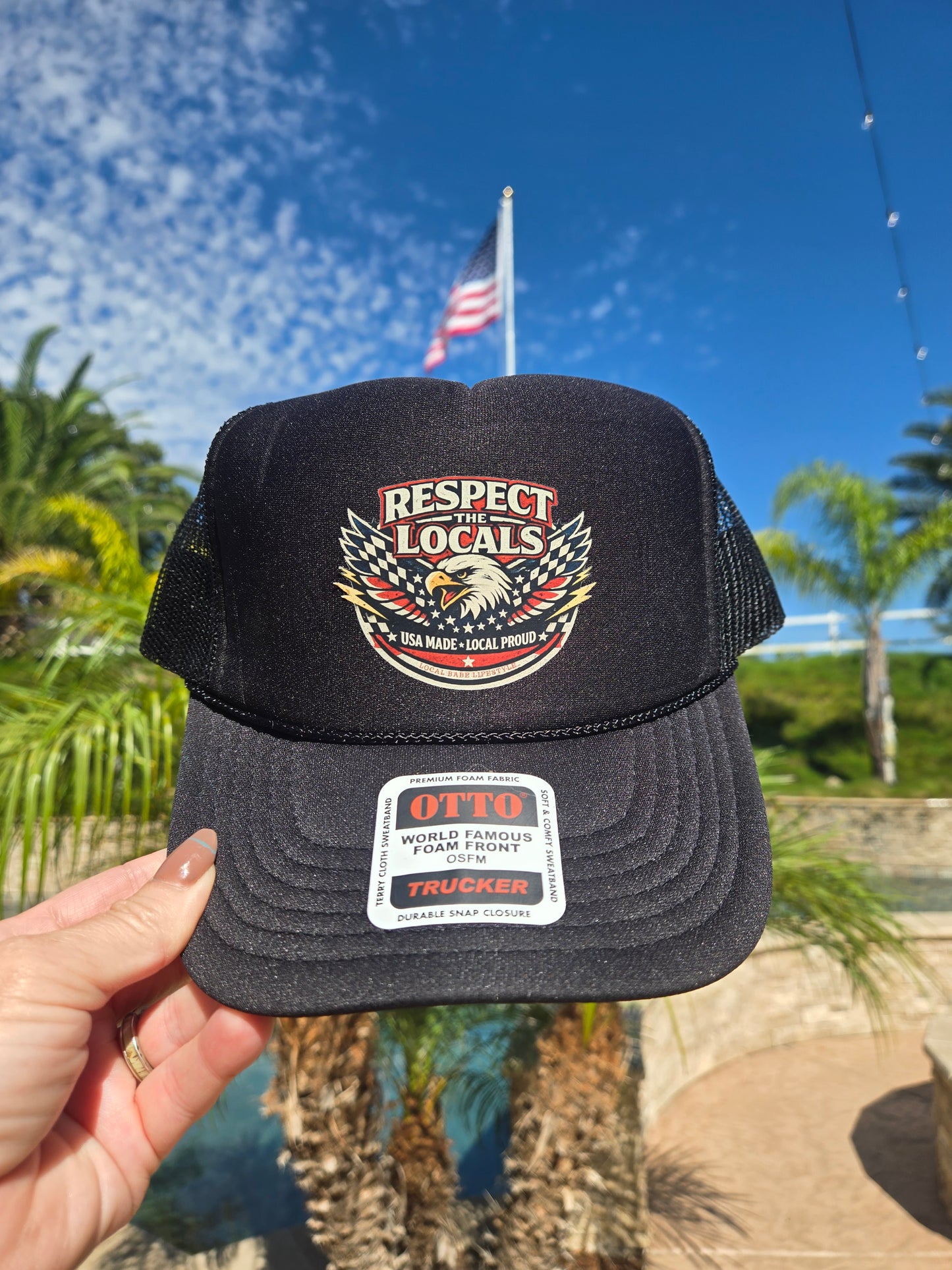 Respect The Locals Trucker Hat