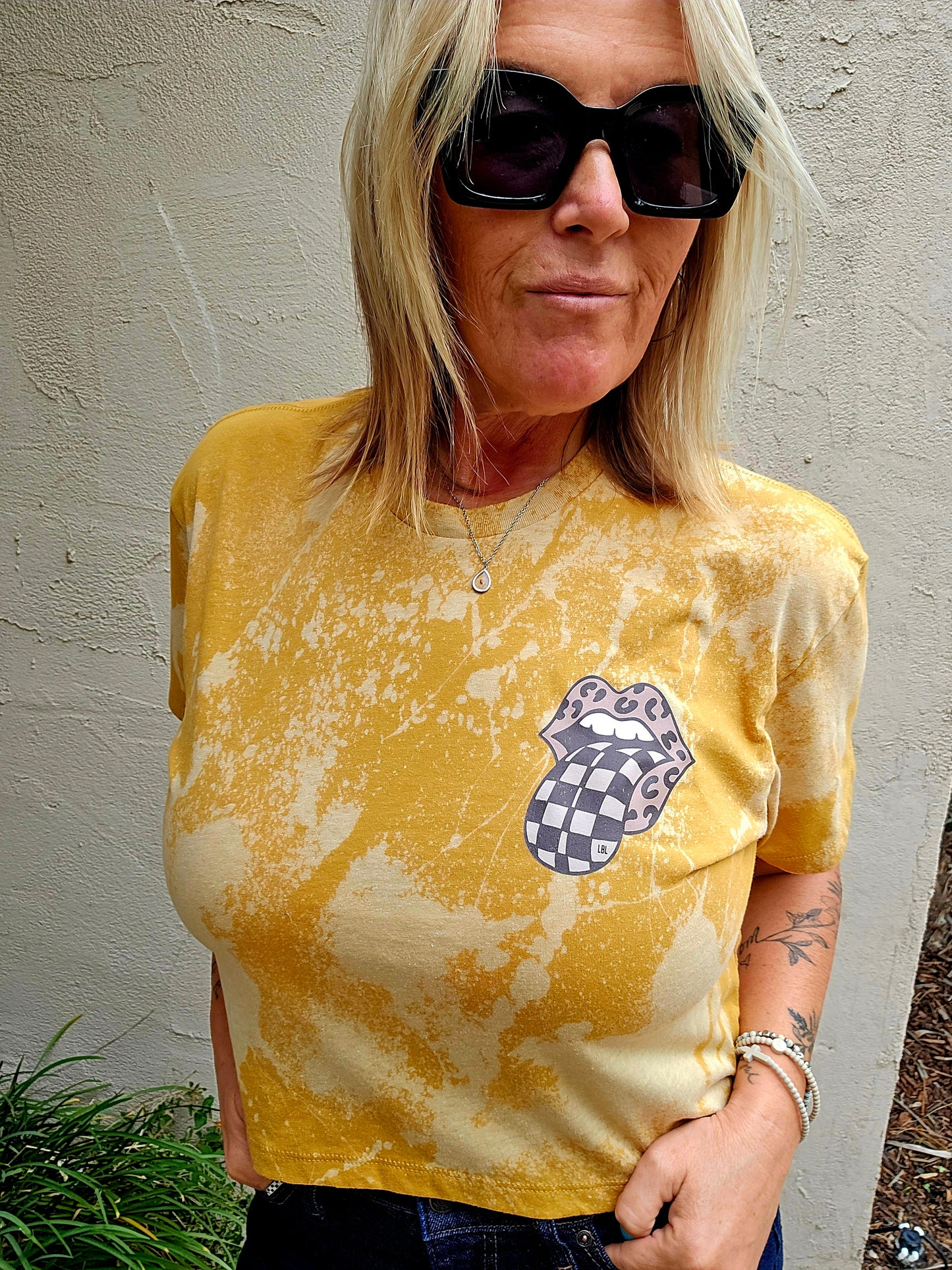 Saved, Not Silent Crop Tee