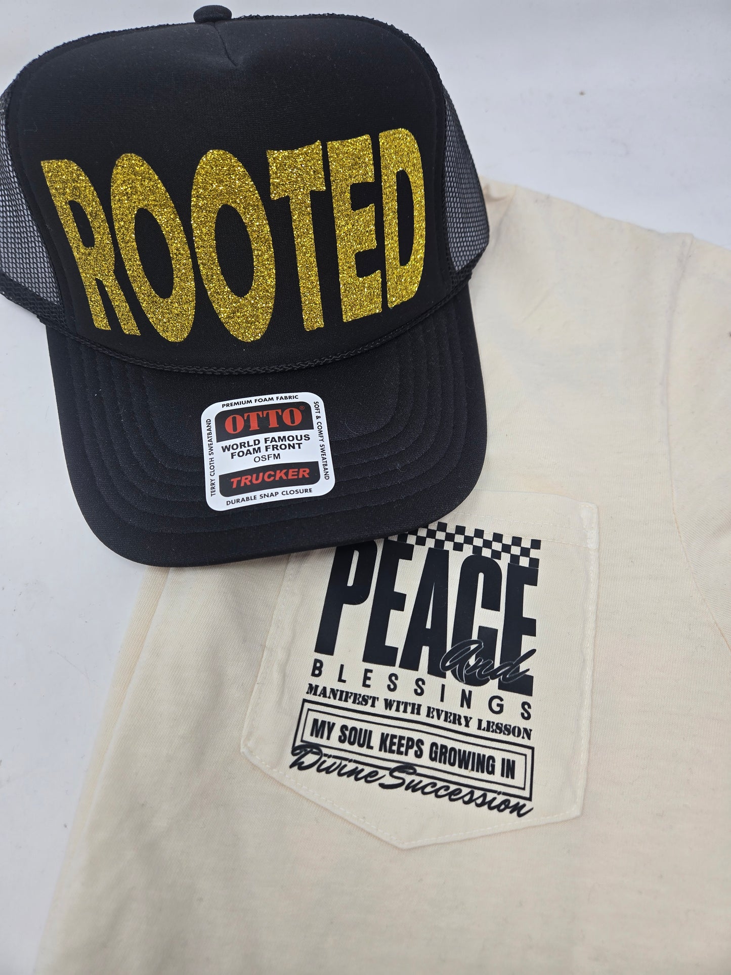 Peace & Blessings Pocket Tee