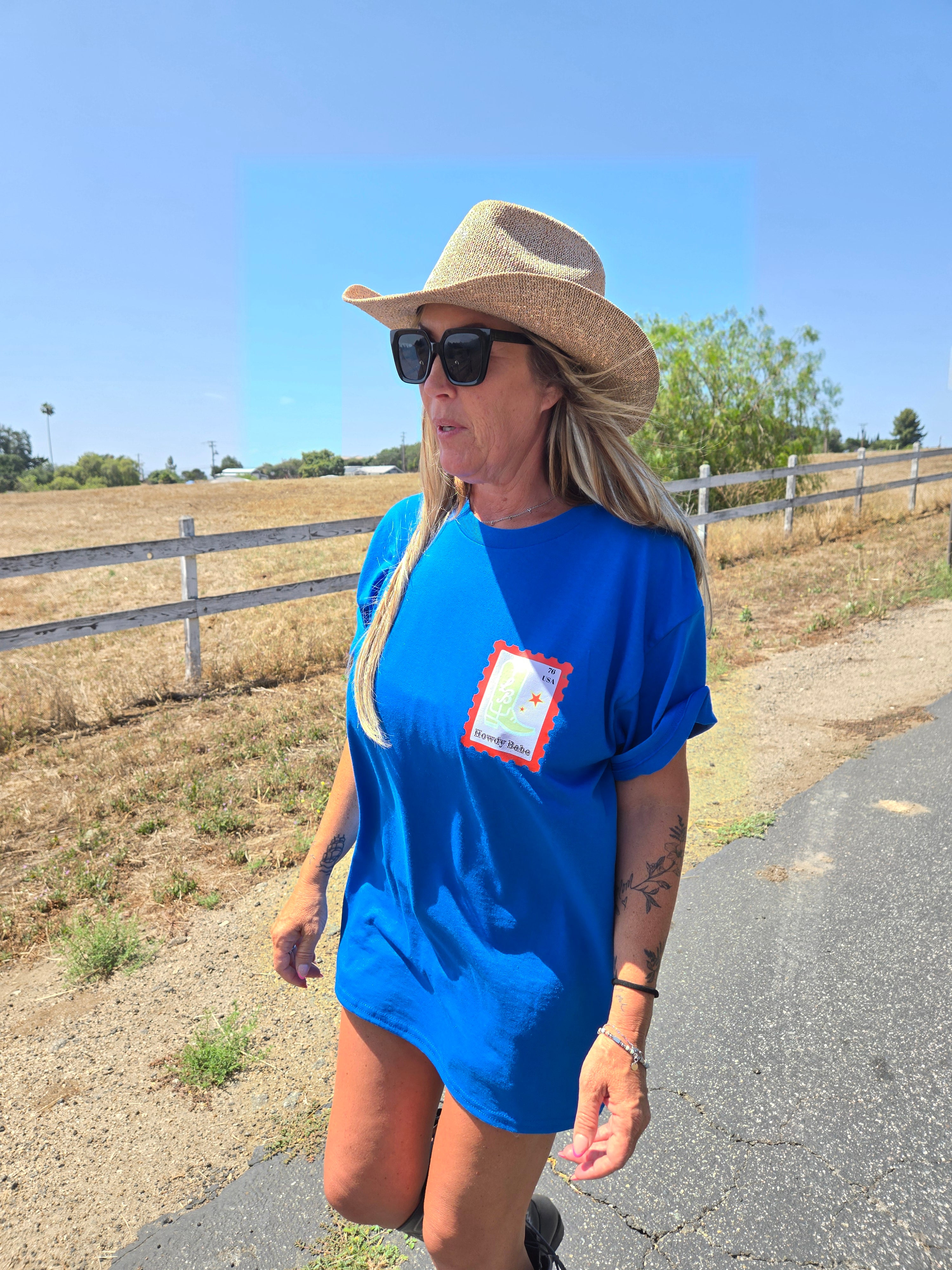 Howdy Babe Stamp Concert Tee