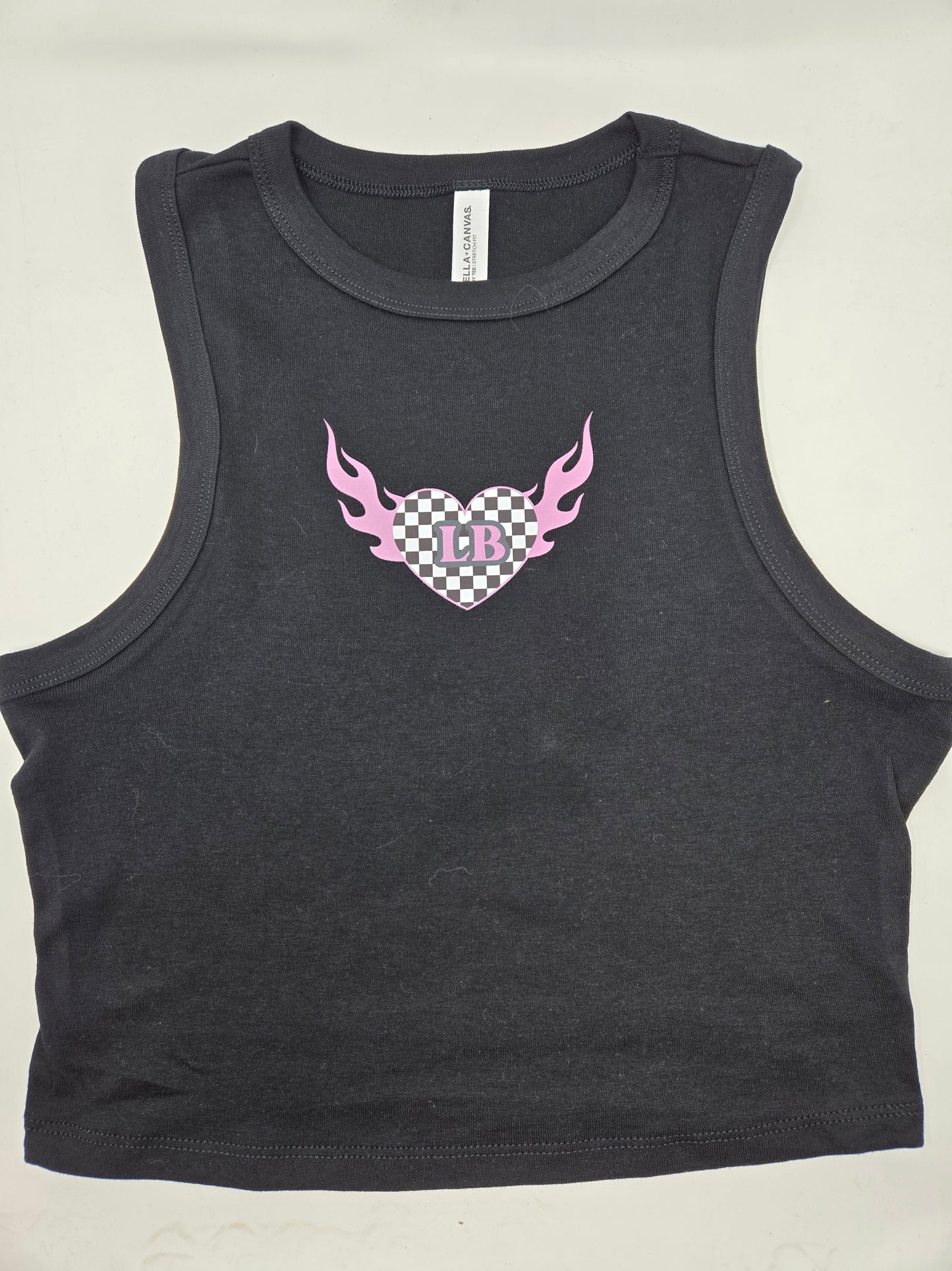 Our Hearts Are Racing Crop Tank