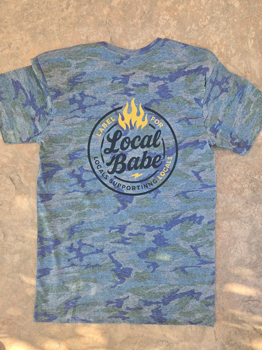 Locals Supporting Locals Camo Tee