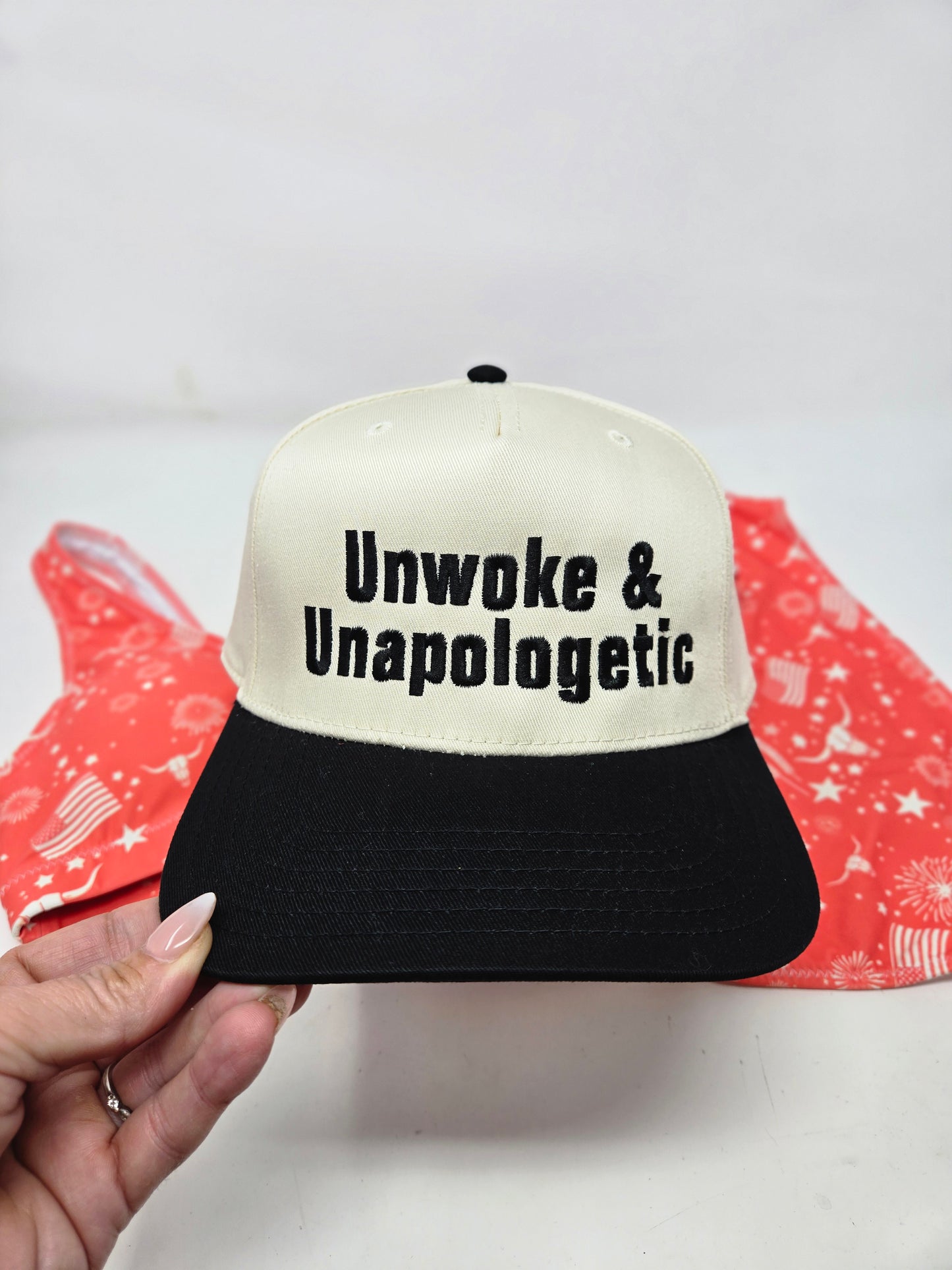 Unwoke Unapologetic  Classic Canvas Trucker Hat