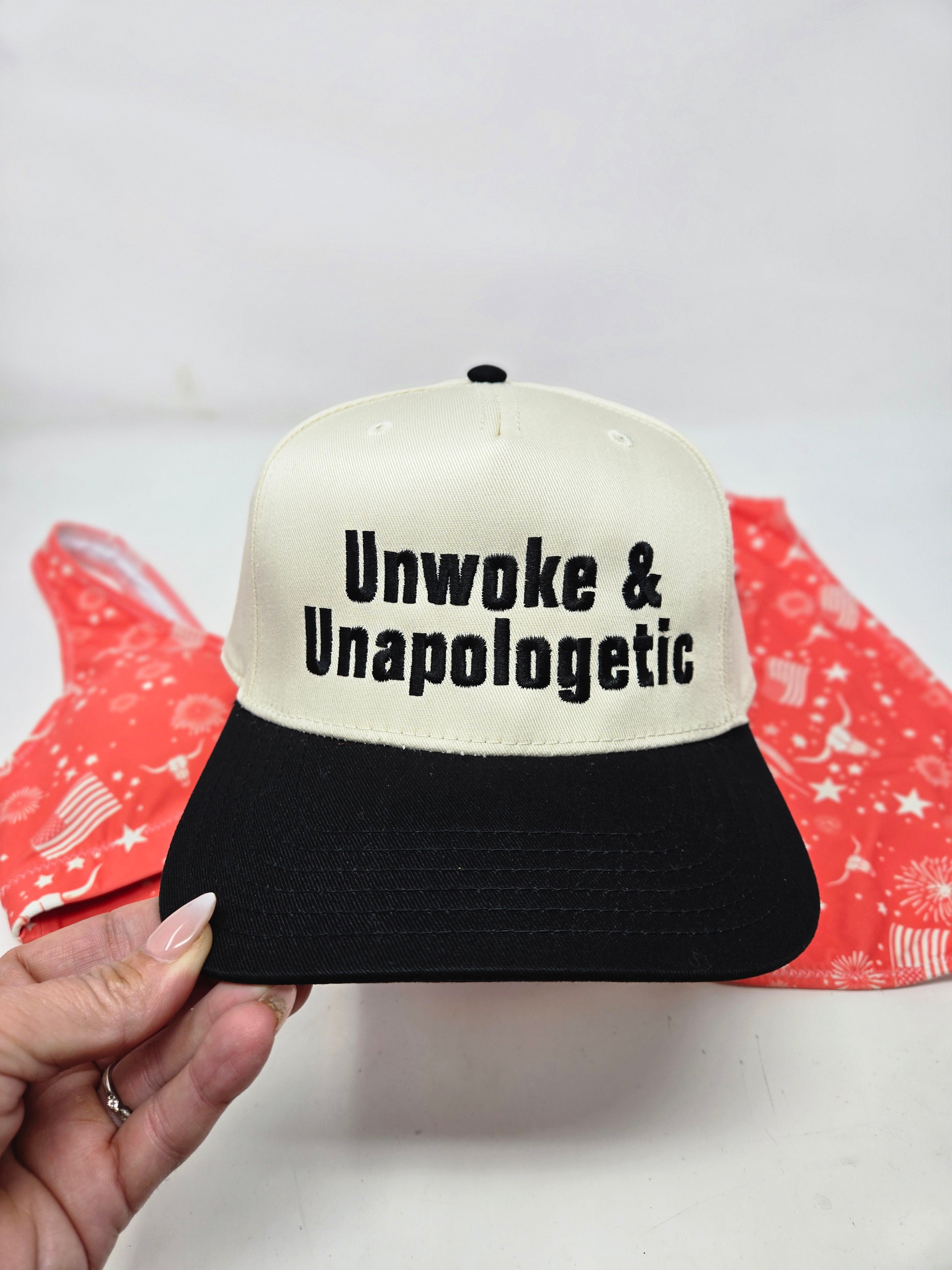 Unwoke Unapologetic  Classic Canvas Trucker Hat