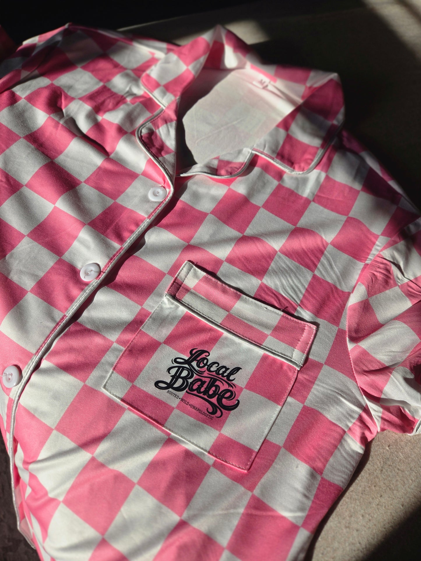 Checker Sleepover Set