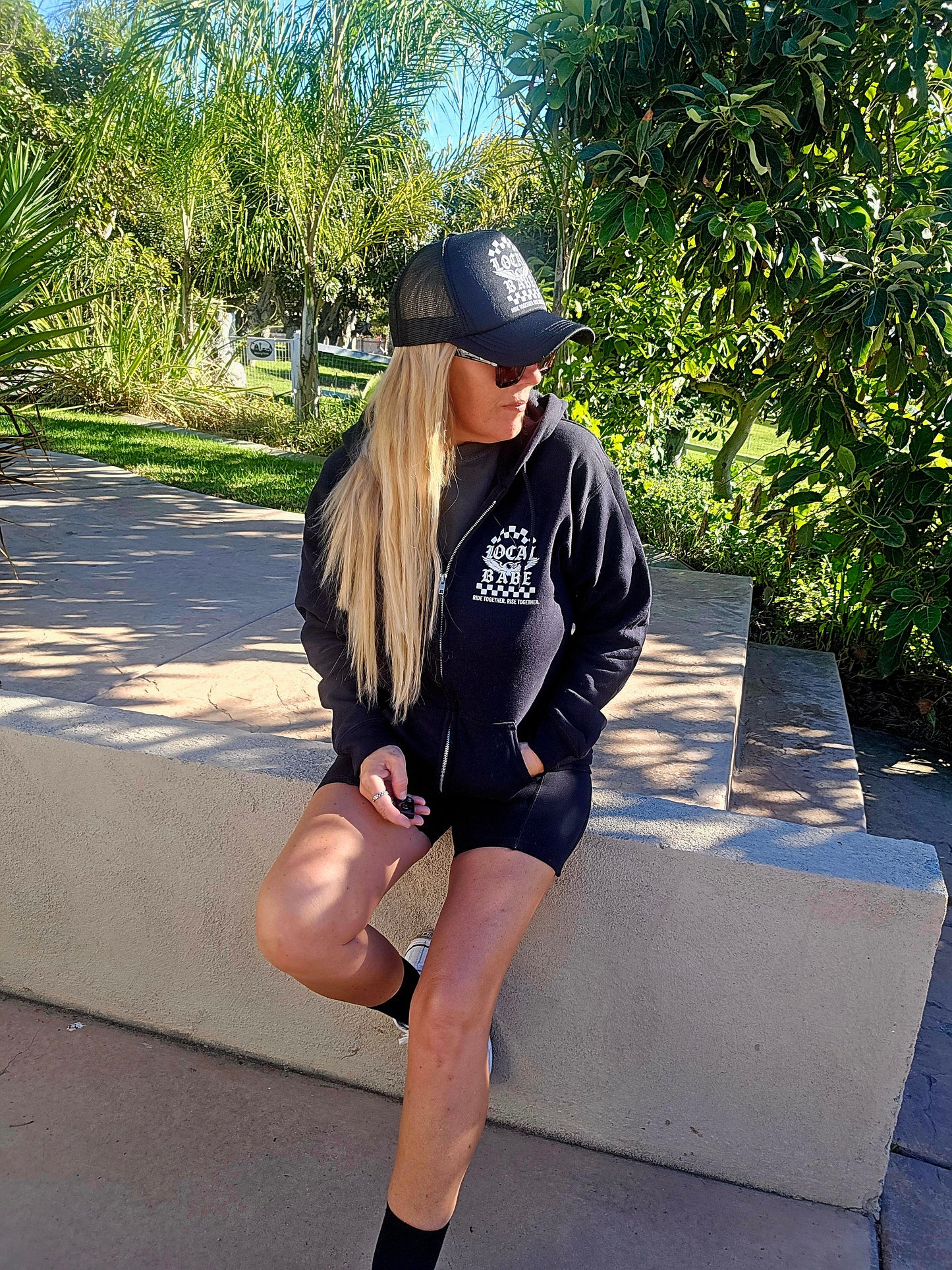 Ride Together Rise Together Zip Up Hoodie